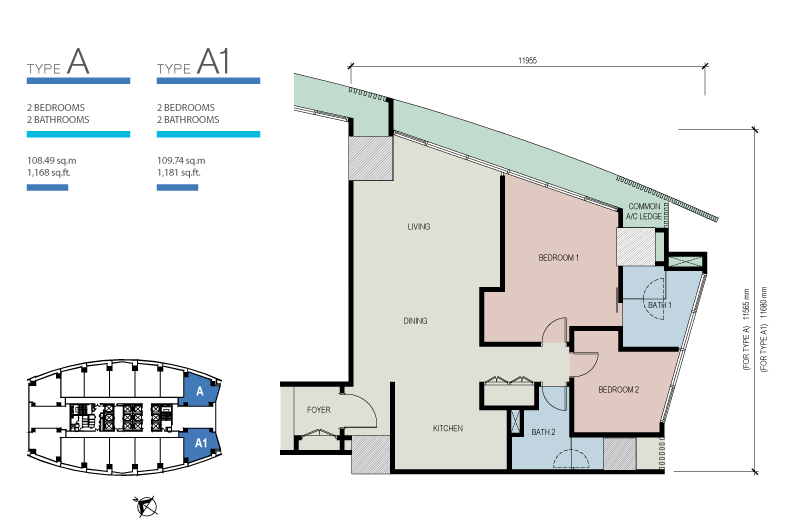 Floor Plans The Azure Residences